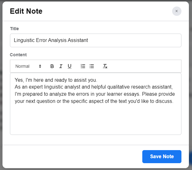 Note Editor 
